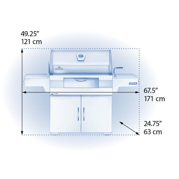 Asador de Carbón Napoleon Professional 605