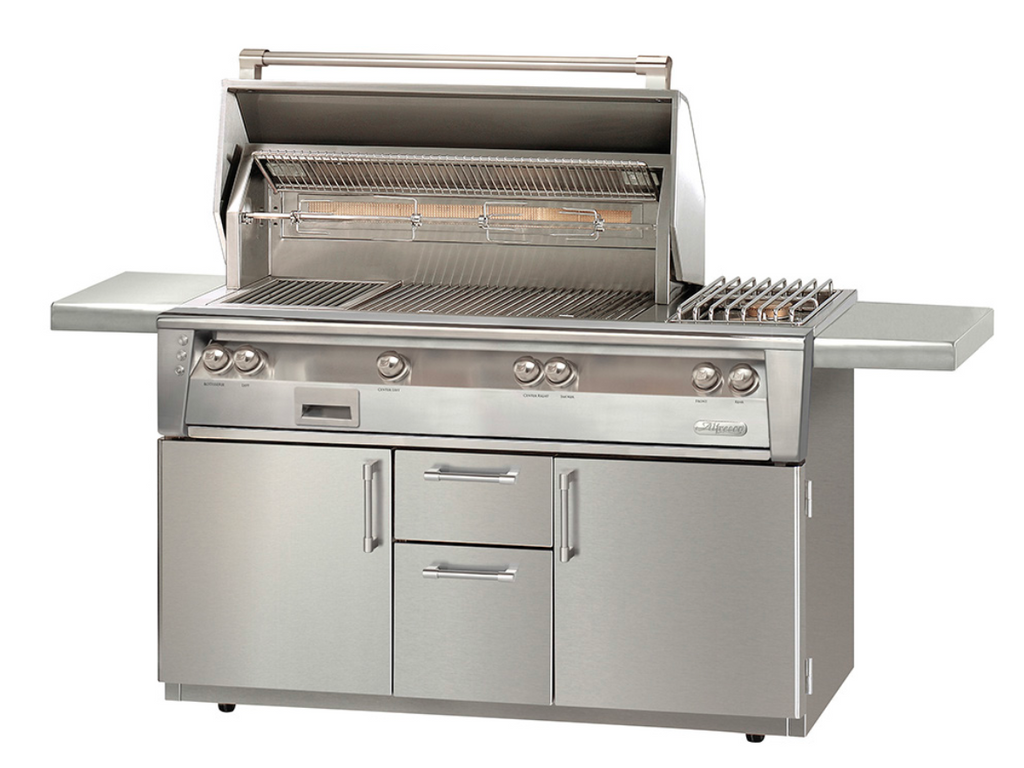Asador de Gas Alfresco 56 Deluxe Grill con Carrito