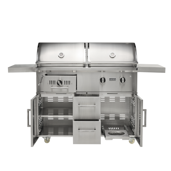Asador Híbrido 50" Coyote Carrito 3rd Gen