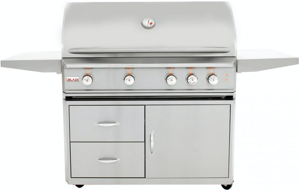 Asador de Gas Blaze 4 Professsional con Carrito