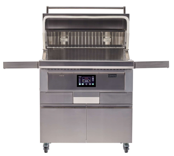 Asador de Pellets Coyote 36" con Carrito