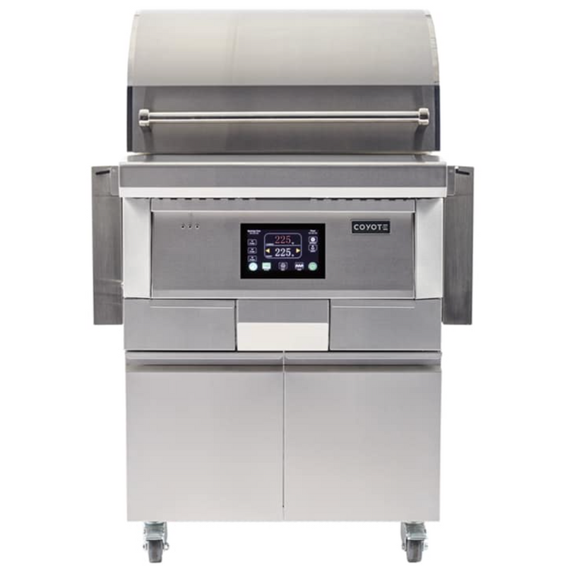 Asador de Pellets Coyote 36" con Carrito