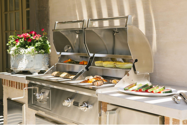 Asador Híbrido 50" Coyote Carrito